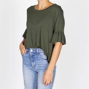 XS Nordstrom BP green shirt